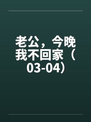 老公，今晚我不回家（03-04）