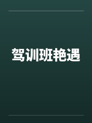 驾训班艳遇