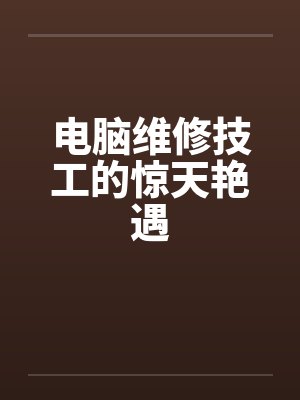 电脑维修技工的惊天艳遇